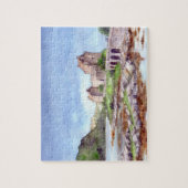 Eilean Donan Castle Waterverf Painting Legpuzzel (Verticaal)