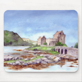 Eilean Donan Castle Waterverf Painting Muismat