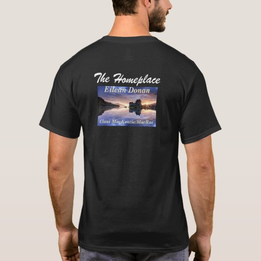 Eilean Donan - Clans MacKenzie/MacRae T-shirt (Achterkant)