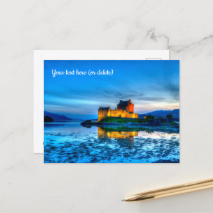 Eilean Donan Kasteel, Schotland Ansichtkaart Briefkaart