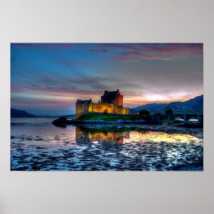 Eilean Donan Kasteel, Schotland Poster