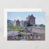 Eilean Donan Kasteel uitzicht ansichtkaart Briefkaart (Voorkant / Achterkant)
