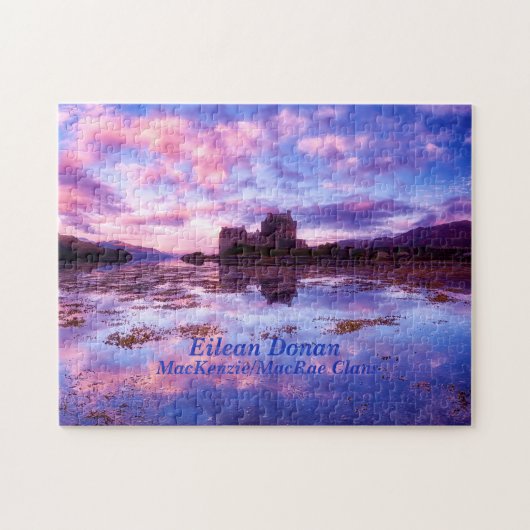 Eilean Donan - MacKenzie/MacRae Clans Legpuzzel (Horizontaal)