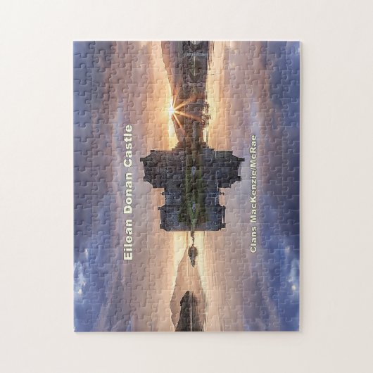Eilean Donan - MacKenzie/MacRae Clans Legpuzzel (Verticaal)