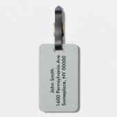 Eilean Donan Scottish Castle Bagagelabel (Achterkant verticaal)