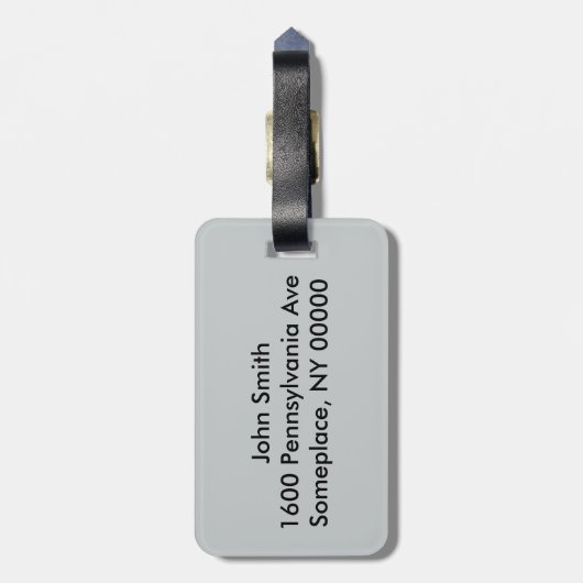 Eilean Donan Scottish Castle Bagagelabel (Achterkant verticaal)