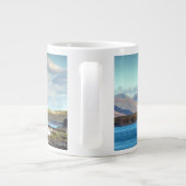 Eilean Musdile Lighthouse Scotland Schilderachtig  Grote Koffiekop (Achterkant)