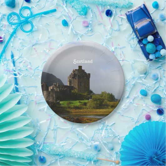 Eileen Donan Castle in het vroege najaar Papieren Bordje (Feest)