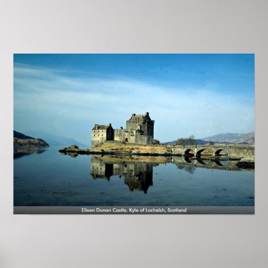 Eileen Donan Castle, Kyle of Lochalsh, Schotland Poster (Voorkant)