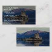 Eileen Donan Castle, Loch Duich, Schotland Visitekaartje (Voorkant / Achterkant)