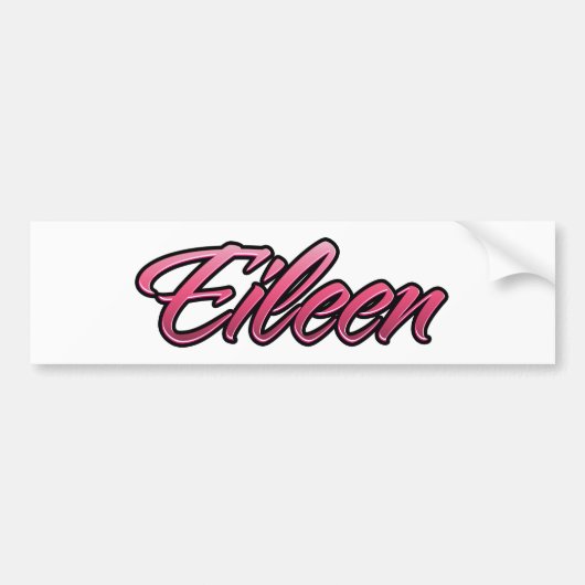 Eileen faded roze Aufkleber Sticker (Voorkant)