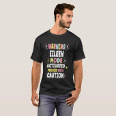 EILEEN Gepersonaliseerde Dames Aangepaste EILEEN T-shirt (Voorkant volledig)