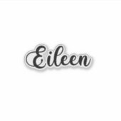 Eileen Name - Handgeschreven kalligrafie Sticker (Voorkant)