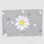 Eilin's Daisy Flower Golfhanddoek (Horizontaal)