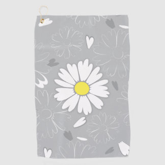 Eilin's Daisy Flower Golfhanddoek
