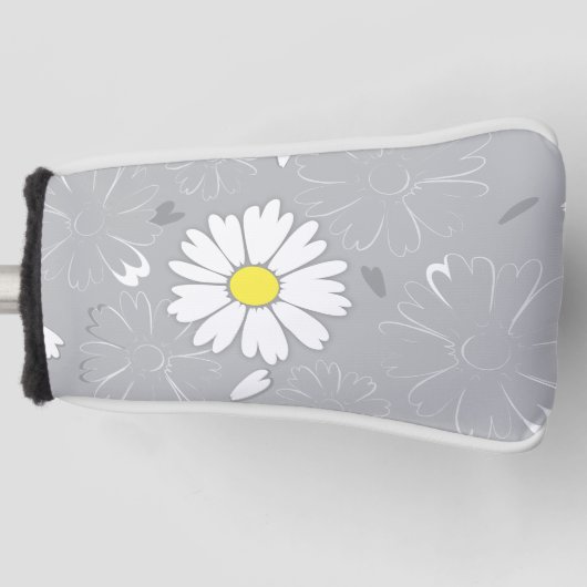 Eilin's Daisy Flower Golfheadcover (Voorkant)