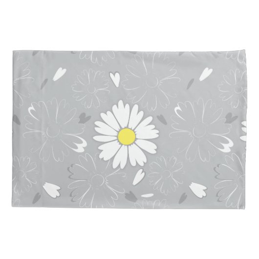 Eilin's Daisy Flower Kussensloop (Achterkant)