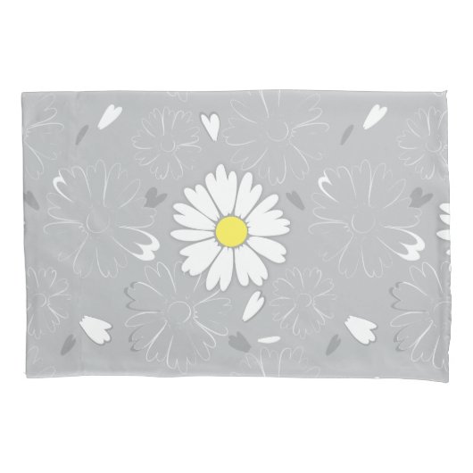 Eilin's Daisy Flower Kussensloop (Voorkant)