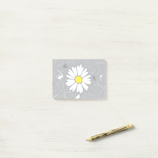 Eilin's Daisy Flower Post-it® Notes (Op bureau)
