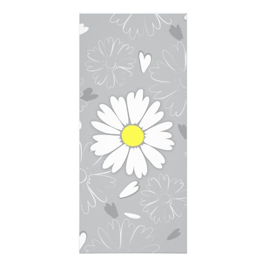 Eilin's Daisy Flower Reclamekaart (Voorkant)