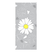 Eilin's Daisy Flower Reclamekaart (Achterkant)