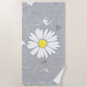 Eilin's Daisy Flower Strandlaken (Voorkant)