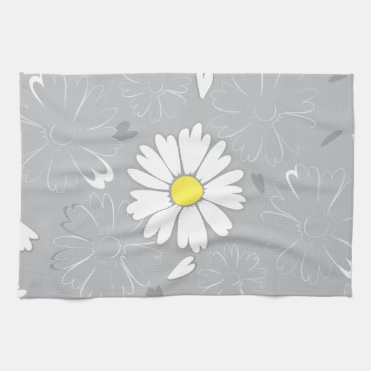 Eilin's Daisy Flower Theedoek (Horizontaal)