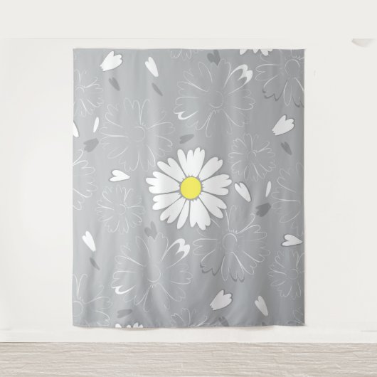 Eilin's Daisy Flower Wandkleed (Voorkant)