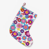 Eilins Spring Flowers 2 Kleine Kerstsok (Voorkant (Hangend))