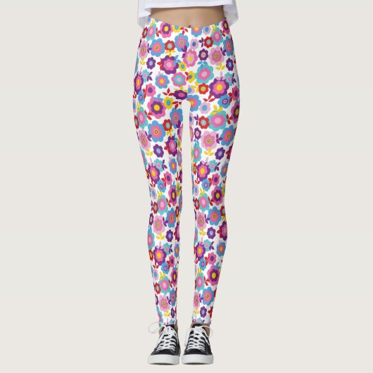Eilins Spring Flowers 2 Leggings (Voorkant)