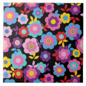 Eilin's Spring Flowers Tegeltje (Voorkant)