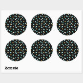 Eilin's Trendy Pattern Ronde Sticker (Vel)