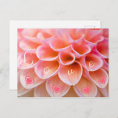 Ein blumiger Liebesgruß für Deine Liebsten Briefkaart (Voorkant / Achterkant)