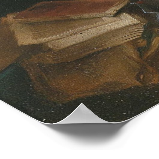 Ein Bücherwurm Poster (Hoek)