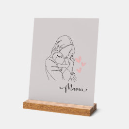 Ein danke an alle mamas acryl bord