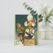 Ein Frohes Neues Jahr  Briefkaart (Staand voorkant)