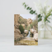 Ein Gedi Natuur Reserve uitzicht briefkaart (Staand voorkant)