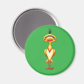 Ein gelbes Monster Magneet (Voorkant / Achterkant)