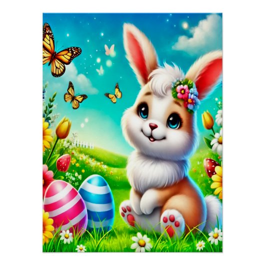 Ein glücklicher Hase Perfect Poster (Voorkant)