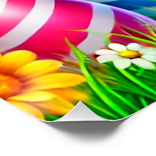 Ein glücklicher Hase Perfect Poster (Hoek)