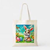 Ein glücklicher Hase Tote Bag (Achterkant)