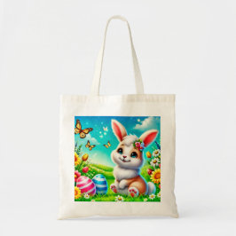 Ein glücklicher Hase Tote Bag