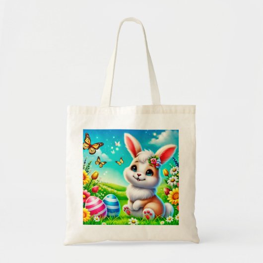 Ein glücklicher Hase Tote Bag (Voorkant)