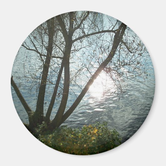 Ein Herbsttag am See Magneet (Voorkant)