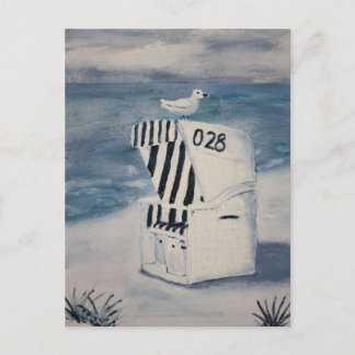 Ein Label am Meer Briefkaart