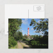Ein Leuchtturm vor dem Haus Briefkaart (Voorkant / Achterkant)