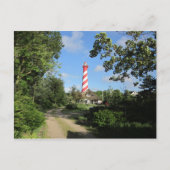 Ein Leuchtturm vor dem Haus Briefkaart (Voorkant)