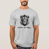 Ein Löwe muss nicht laut sein T-shirt (Voorkant)