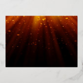 Ein Od Milvado 5"x7" Hebrew Gold Foil Plaque Card Folie Uitnodiging (Achterkant)