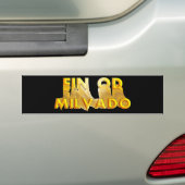 Ein Od Milvado Bumpersticker (Op auto)